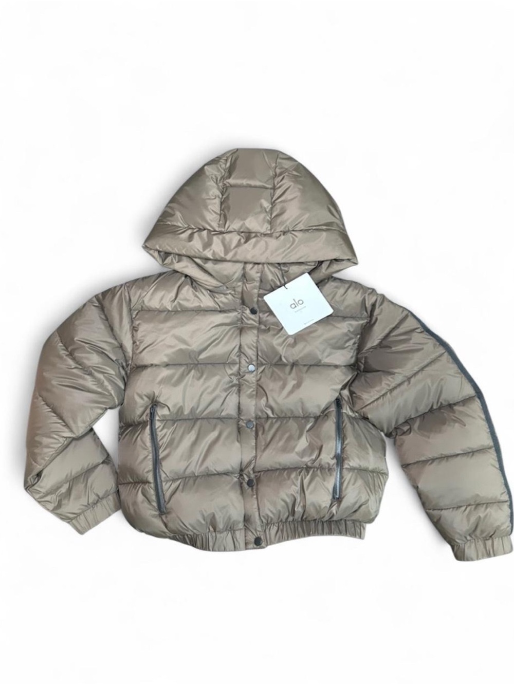 Alo Yoga Aspen Love Espresso Puffer Jacket - Brand New